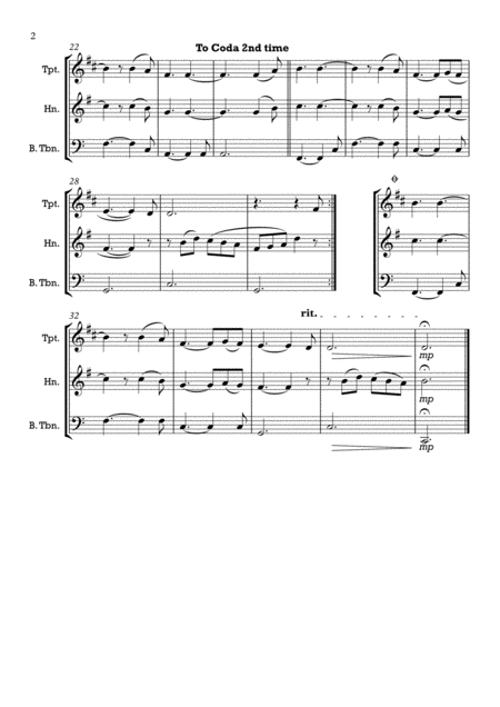 Hallelujah Brass Trio Page 2