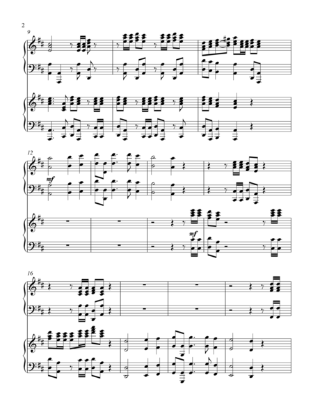 Hallelujah Chorus 2 Piano Duet Page 2