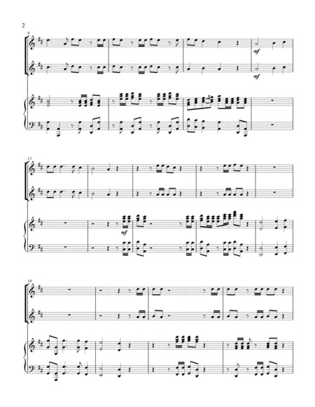 Hallelujah Chorus Treble C Instrument Duet Page 2