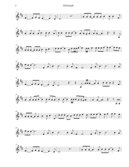 Hallelujah Clarinet Page 2