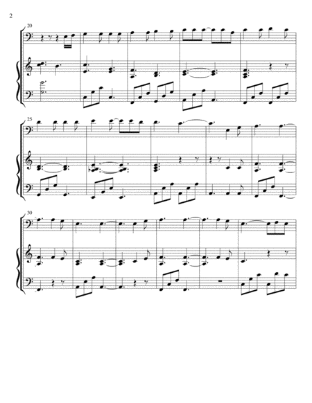 Hallelujah For Bass And Piano Page 2