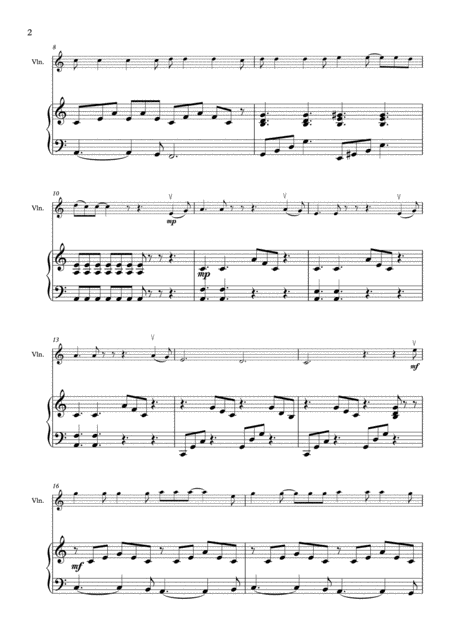 Hallelujah Violin And Piano Leonard Cohen Page 2