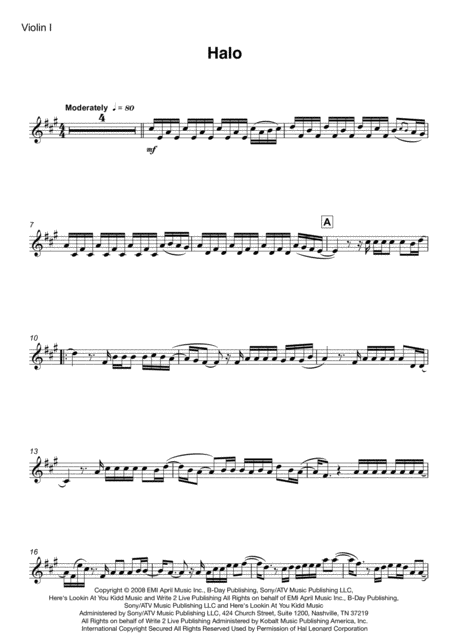 Halo For String Quartet Page 2