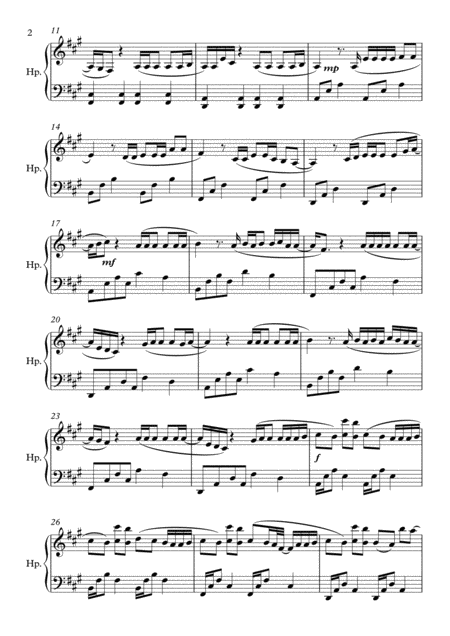 Halo Harp Solo Page 2