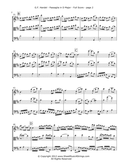 Handel G Passaglia For Violin Viola And Cello Page 2