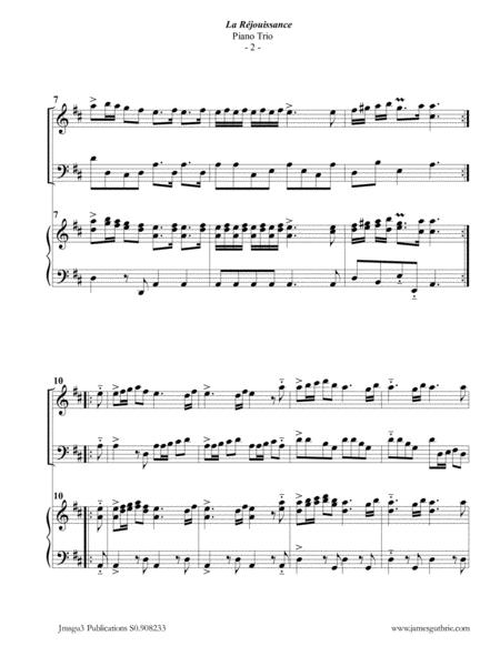 Handel La Rjouissance From Royal Fireworks Music For Piano Trio Page 2