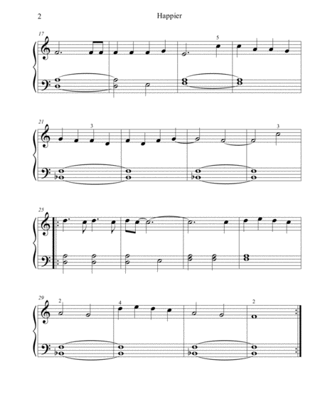 Happier Beginner Big Note Piano Page 2