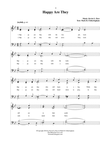 Happy Are They Childrens Song Page 2