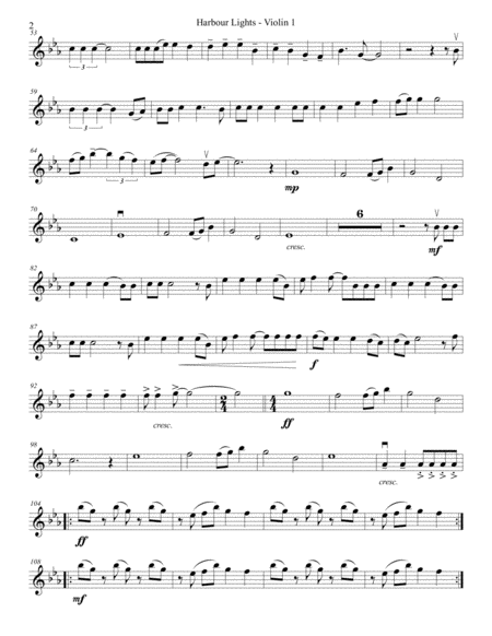 Harbour Lights String Quartet Page 2