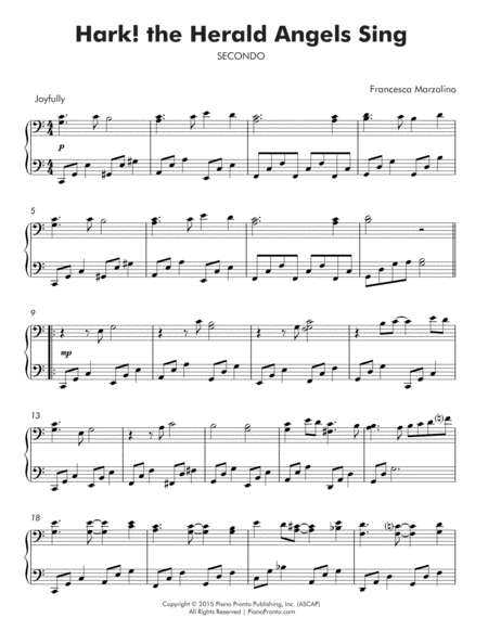 Hark The Herald Angels Sing Mixed Level Duet Page 2