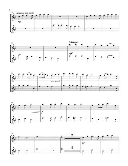 Hark The Herald Angels Sing Treble C Instrument Duet Parts Only Page 2