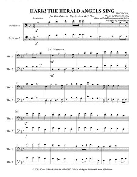 Hark The Herald Angels Sing Trombone Duet Page 2