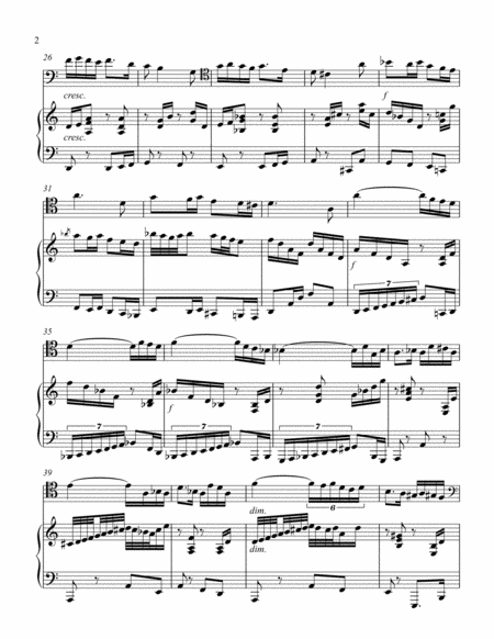 Hasidic Melody 1 For Violoncello And Piano Page 2