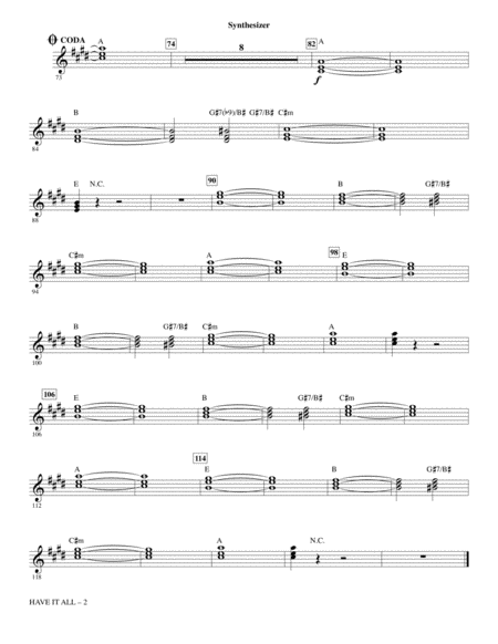 Have It All Arr Roger Emerson Synthesizer Page 2