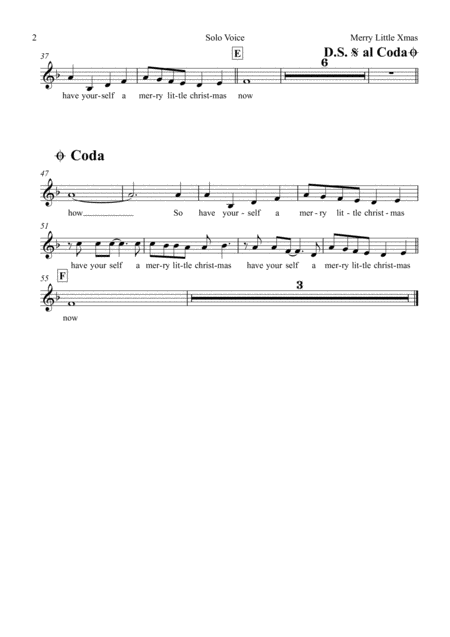 Have Yourself A Merry Little Christmas Female Vocal With Big Band Key Of F Major Ella Fitzgerald Style Page 2