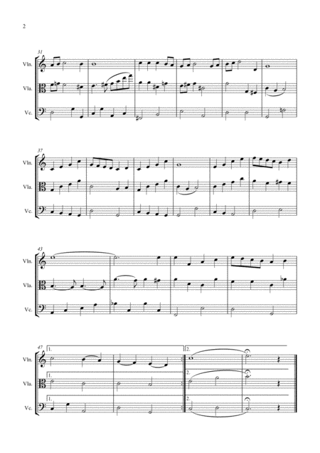 Have Yourself A Merry Little Christmas From Meet Me In St Louis Arranged For String Trio Violin Violaand Cello Page 2