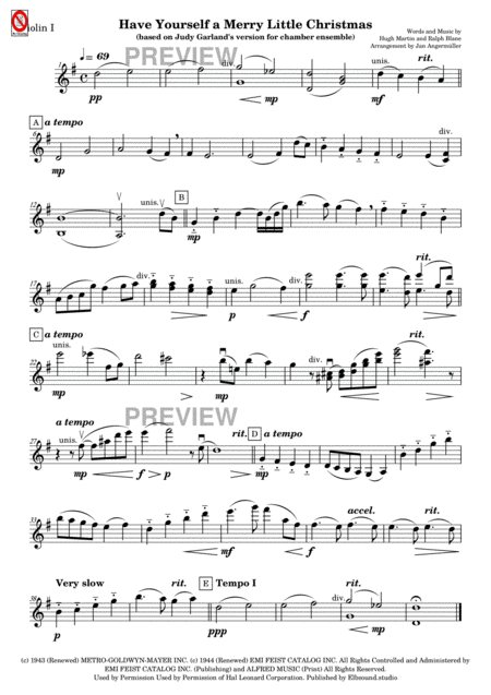 Have Yourself A Merry Little Christmas Original Version Strings Harp Celesta Or Piano Vocals Page 2