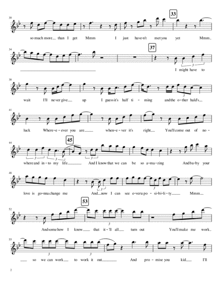 Havent Met You Yet Baritone Sax Page 2