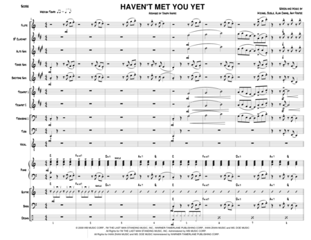 Havent Met You Yet Vocal Solo And Jazz Ensemble Key Of C Score Only Page 2