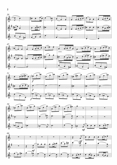 Haydn At Esterhza For Saxophone Trio Soprano Alto And Tenor Saxophones Page 2