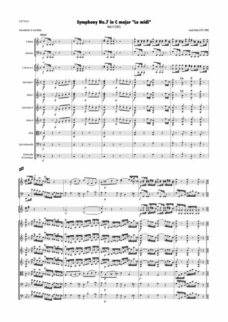 Haydn Symphony No 7 In C Major Le Midi Hob I 7 Page 2