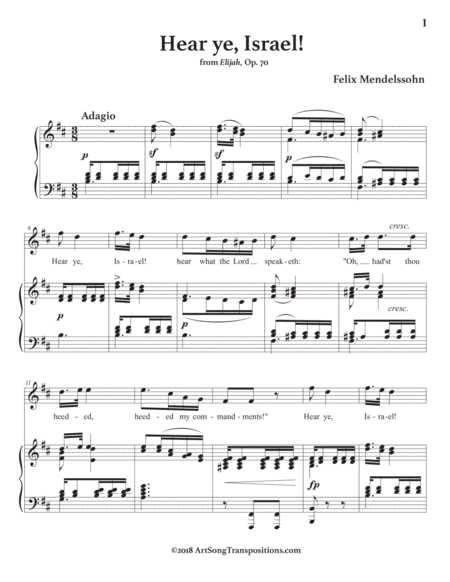 Hear Ye Israel B Minor Page 2