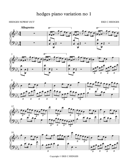 Hedges Piano No 1 Page 2