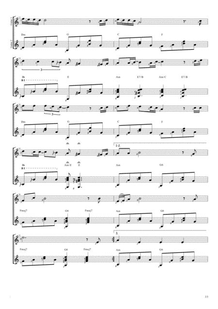 Hello Duet Guitar Score Page 2