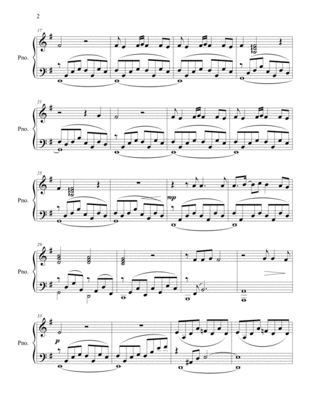 Hey You Piano Solo Page 2