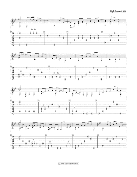 High Ground For Fingerstyle Guitar Tuned Cgdgad Page 2