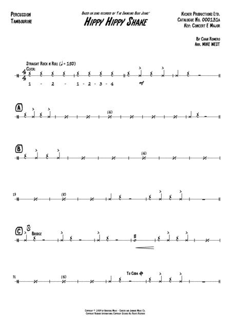 Hippy Hippy Shake Percussion Page 2