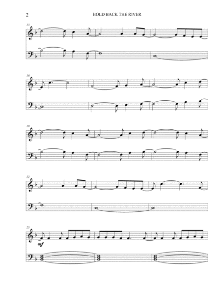 Hold Back The River Simplified Piano Solo James Bay Page 2