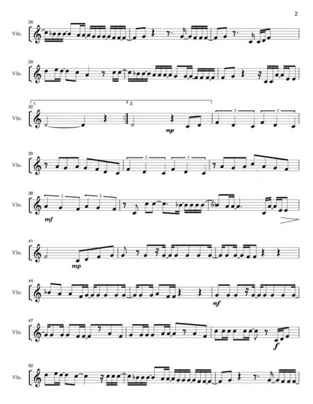 Holiday Little Mix Violin Page 2