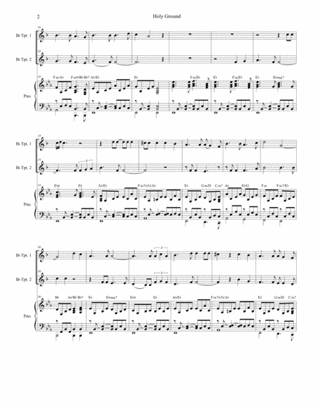 Holy Ground Duet For Bb Trumpet Page 2