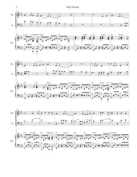 Holy Ground Duet For Violin And Cello Page 2