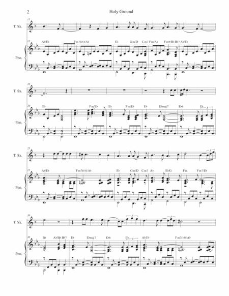 Holy Ground For Tenor Saxophone And Piano Page 2