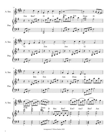 Holy Holy Holy Alto Sax Solo Page 2