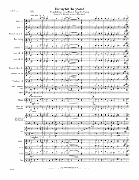 Hooray For Hollywood Pops Orchestra Page 2