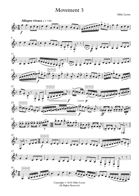 Horn Sonata No 2 3rd Movement Allegro Vivace Page 2