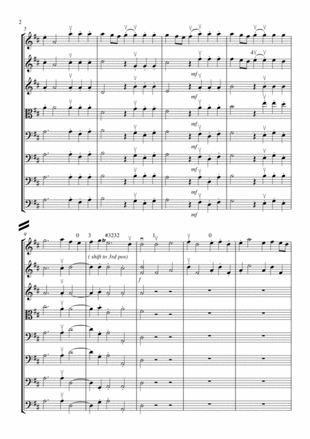 Hornpipe From The Water Music For Junior Strings Page 2