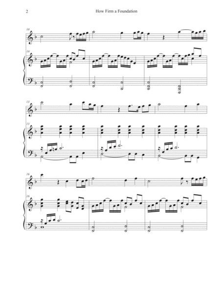 How Firm A Foundation Piano Flute Duet Page 2