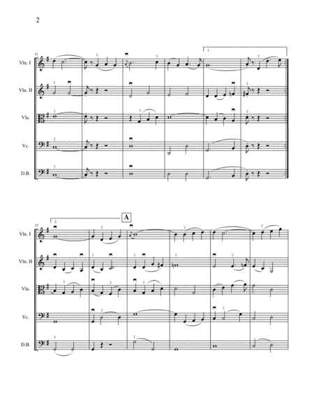 How Sweet The Sound String Orchestra Page 2