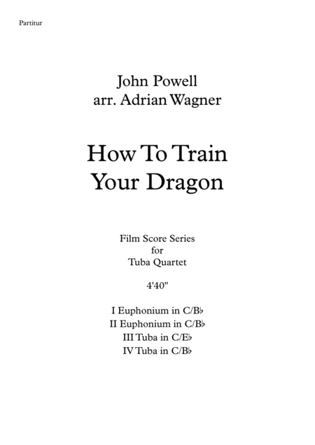 How To Train Your Dragon John Powell Tuba Quartet Arr Adrian Wagner Page 2