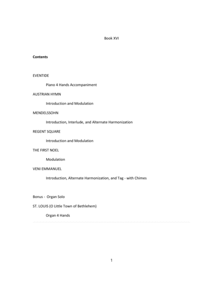 Hymn Introductions And Modulations Book Xvi Page 2