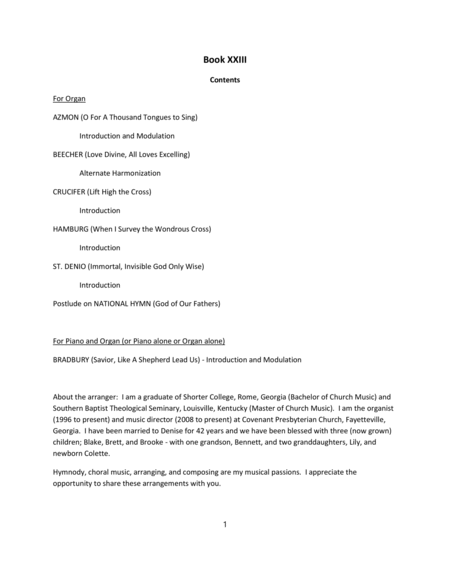 Hymn Introductions And Modulations Book Xxiii Page 2