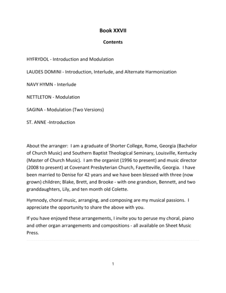 Hymn Introductions And Modulations Book Xxvii Page 2