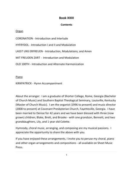 Hymn Introductions And Modulations Book Xxxi Page 2