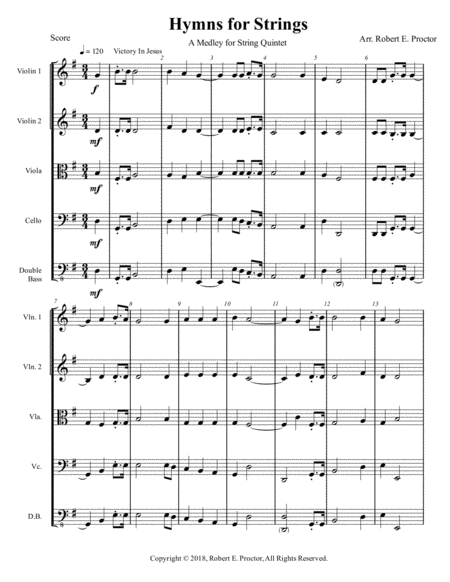 Hymns For Strings Medley Page 2