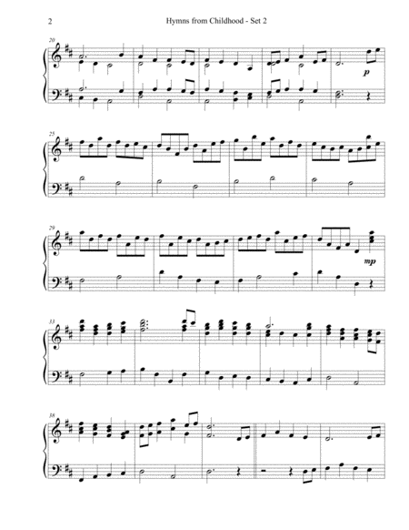 Hymns From Childhood Set 2 Piano Solo Page 2