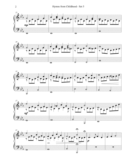 Hymns From Childhood Set 5 Piano Solo Page 2